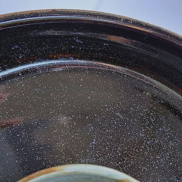 Vtg handmade stoneware snack serving bowl - Picture 10 of 10